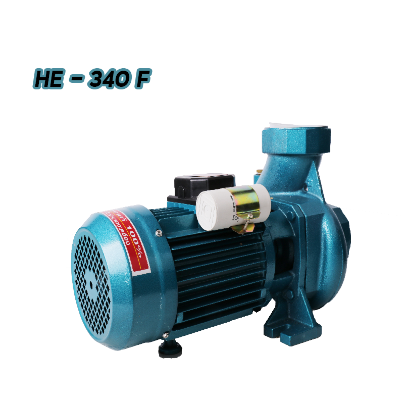 ปั๊มหอยโข่ง 3x4HP HE-340F HIERสีฟ้า และอะไหล่