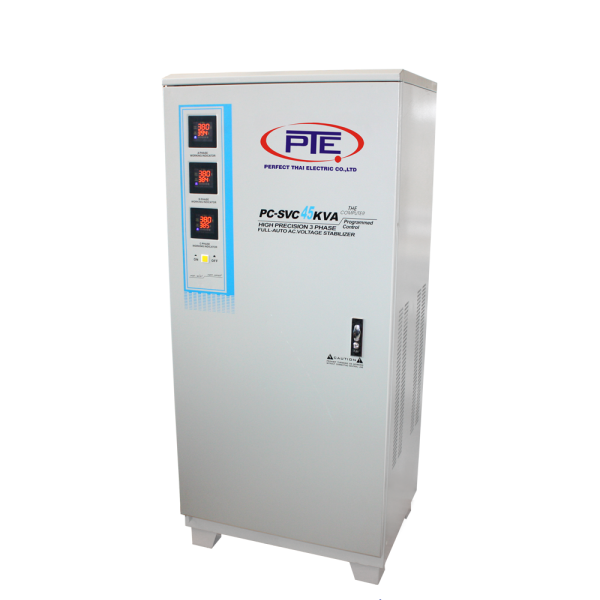 เครื่องรักษาระดับแรงดันไฟอัตโนมัติ : PC-SVC 45KVA 3Phase สอบถามราคาก่อนสั่งซื้อ