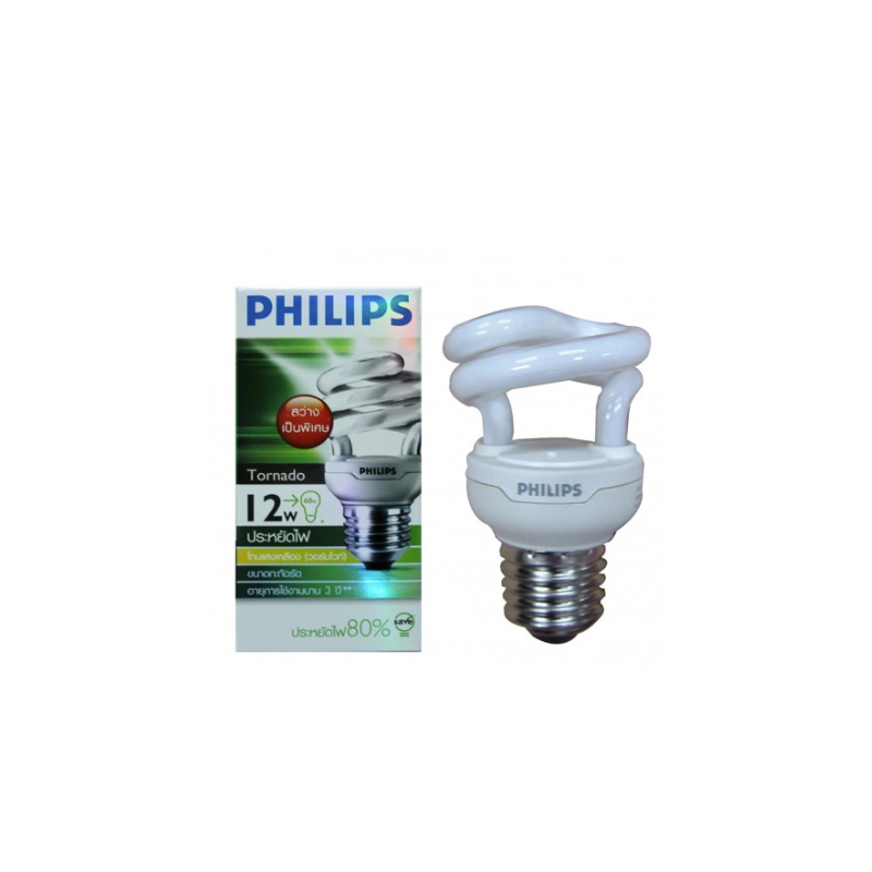 Philips Tornado หลอดประหยัดไฟ ทอร์นาโด ฟิลิปส์