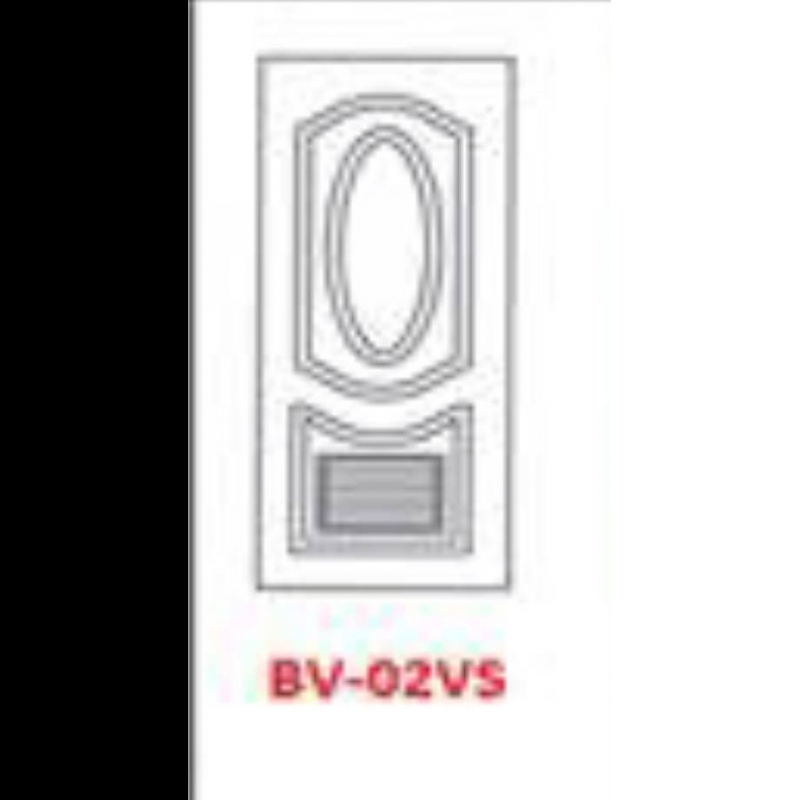 ชุดบานประตู UPVC BRAVO ลูกฝักและบานเจาะเกล็ดระบาย BV-02 VS