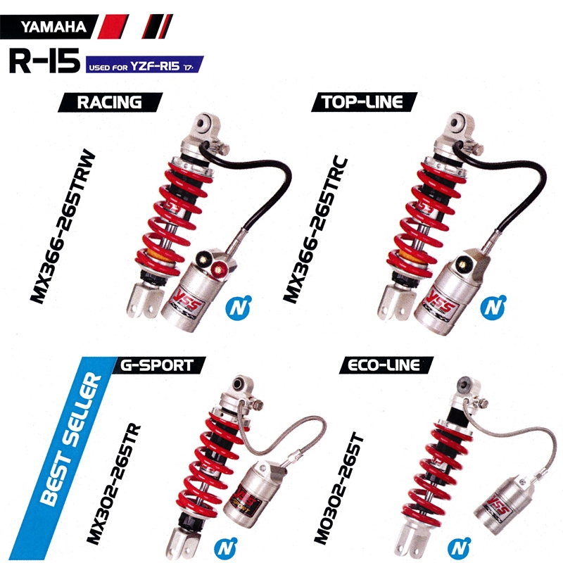 โช๊ค R-15 \'17