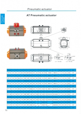 Pneumatic actuator หน้า 73 DSFC สอบถามราคาก่อนสั่ง