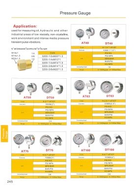 Pressure guage หน้า 245-251  สอบถามราคาก่อนสั่ง