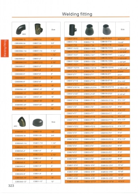 Welding/stainless steel welding fitting หน้า 323-324 สอบถามราคาก่อนสั่ง