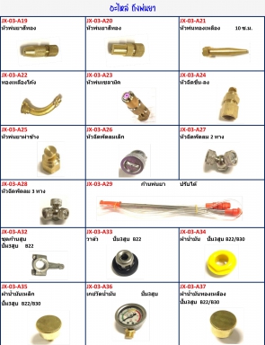 อะไหล่ถังพ่นยา ราคาต่อ5ชิ้น