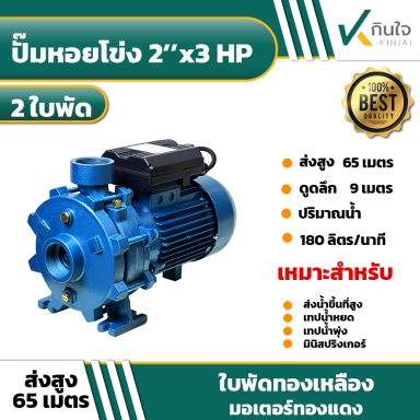 ปั๊มหอยโข่งไฟฟ้า 2นิ้ว3แรง2ใบพัด HIER50-300