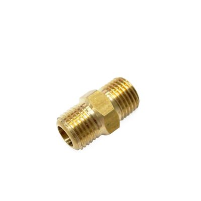 ข้อต่อตรง (เกลียวนอก-นอก)   (Brass fitting)