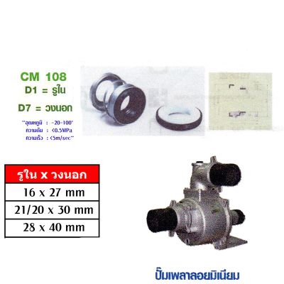 ซิลปั๊มน้ำ CM108-25x40mm.