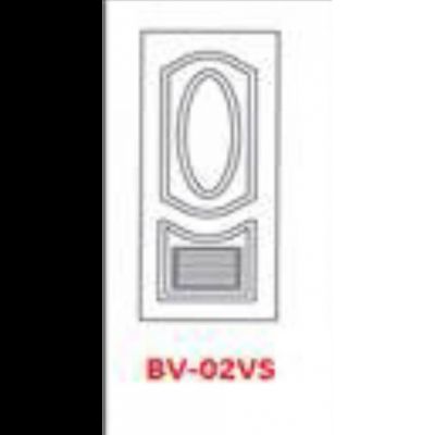 ชุดบานประตู UPVC BRAVO ลูกฝักและบานเจาะเกล็ดระบาย BV-02 VS