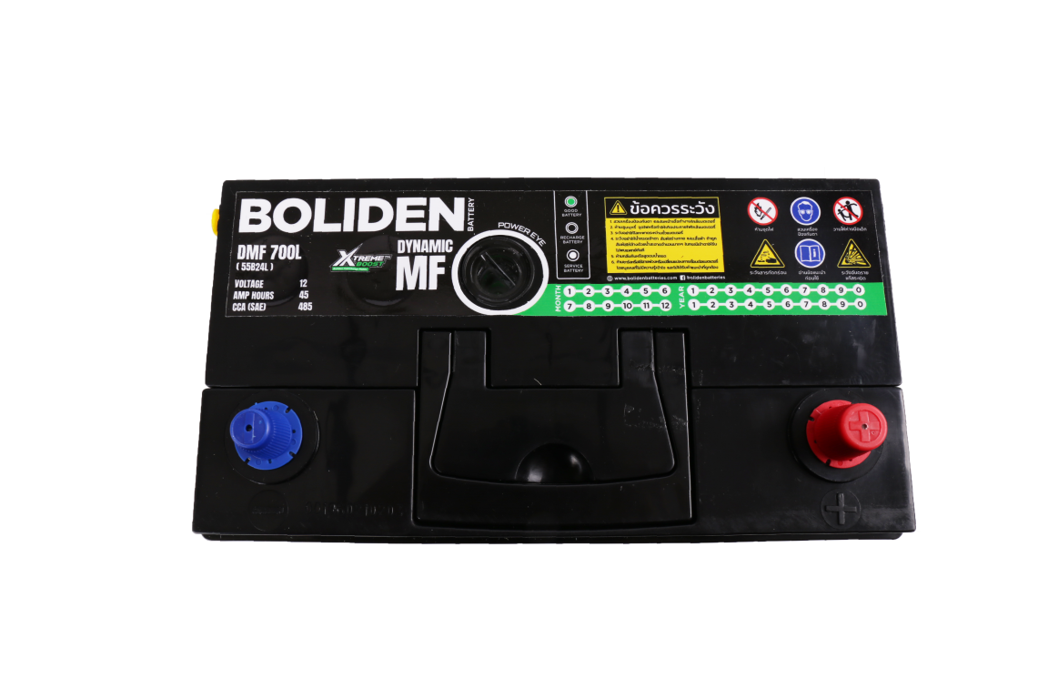 แบตเตอรี่รถเก๋ง(12V13P)BOLIDEN 01