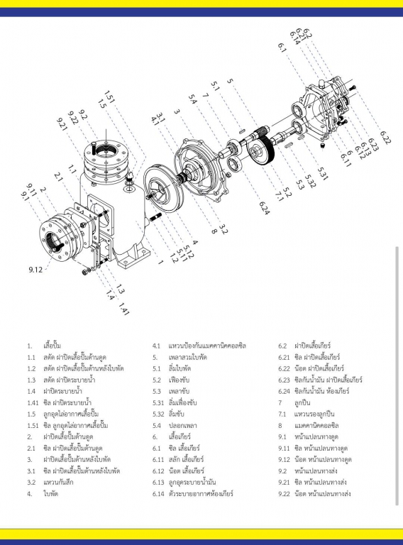 ปั๊มSelf priming TAKI FS80G และอะไหล่2